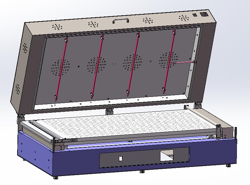 350 mm Width Tape Casting Sheet Coater (14Wx40L) w/ 120°C Vac. Bed & Doctor Blade-MSK-AFA-L1000