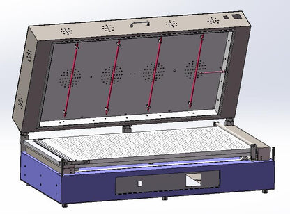 350 mm Width Tape Casting Sheet Coater (14Wx40L) w/ 120°C Vac. Bed & Doctor Blade-MSK-AFA-L1000