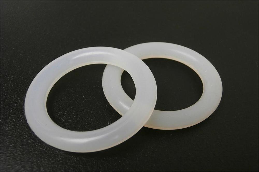 High Temperature Silicone Rubber O ring (1 pair) for 25-26 mm dia Alumina or Quartz Tube - EQ-SOR-25