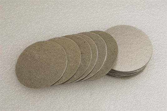 Mica Spacers: 50mm OD x 1mm Thick - MICA-SPACERS