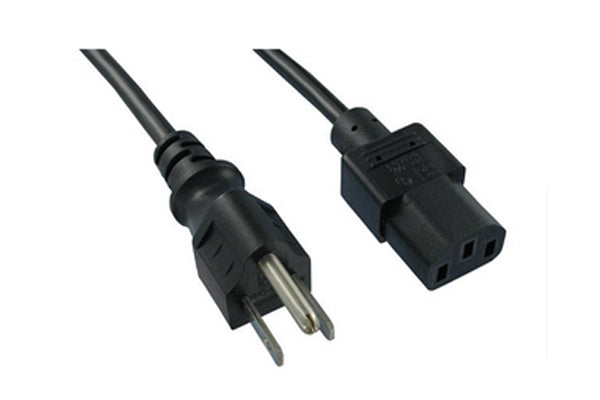 UL / CSA Certification , AC Power Cords 7.5' 3WIRE-16AWG-BLACK, EQ-PLUG-13-110