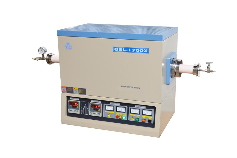 1700C Max. Dual Zone Alumina Tube Furnace with Optional Alumina Tube from 50 - 80mm OD - GSL-1700X-II-LD