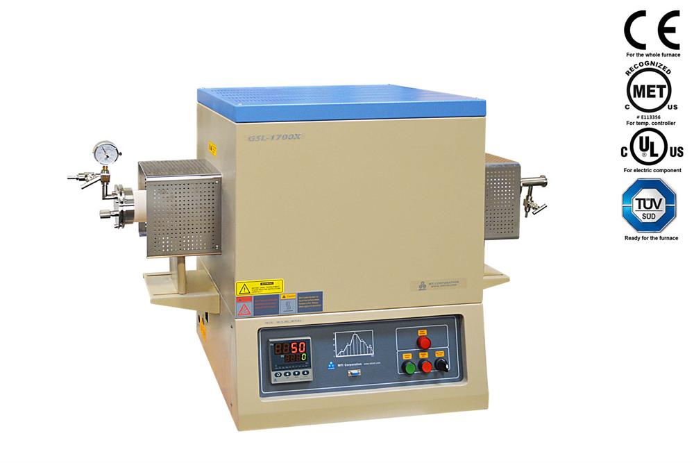 UL/CSA Standard 1700°C Tube Furnace (60, 80, 100mm optional tube size) with complete accessory - GSL-1700X-UL series