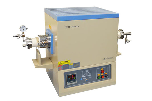 1750°C Bench-Top Vacuum and Atmosphere Tube Furnace ( 60mm OD) with Kathal Super-1800 Heating Elements - GSL-1750X-60