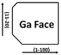 GaN -Single Crystal Substrate (0001), N type, 10x10x0.475 mm, 1SP - GaNC10100475S1NSUS5