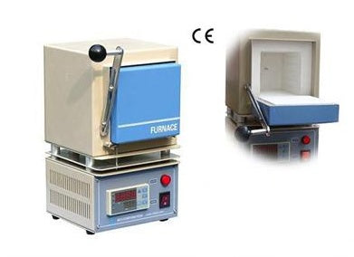 1100°C Compact Muffle Furnace (4x4x4",1.0L) with Programmable Controller ( 220V) -- KSL-1100X-S