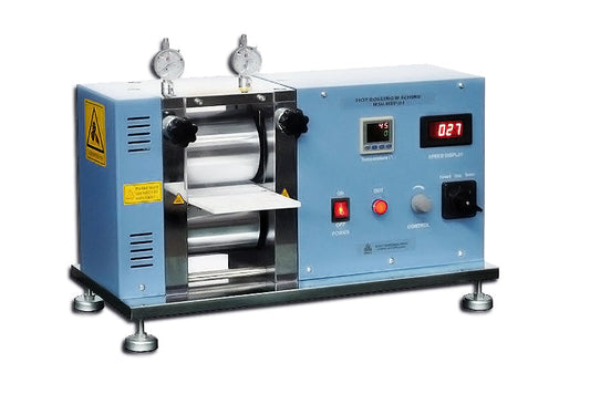 100C Max. 4" Width Electric Hot Rolling Press with Variable Speed (Ar Gas Compatible) - MSK-HRP-01