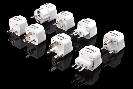 Worldwide Plug Adaptor Set 8pcs - PLUG-INTL-8PC