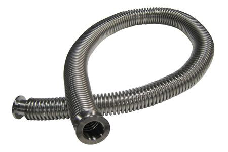 KF-D25 Flexible Stainless Steel Vacuum Hose (Bellows), 1 Meter - EQ-KF-Pipe-D25