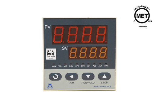 MET Certified Precision Temperature Controller with 50 segement programmable - EQ-YD808P-AG