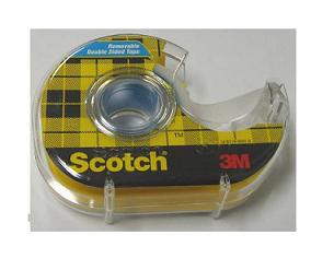 Removable Double-Sided Tape, 1/2" x 400" for mounting sample on Spin Coater - EQ-RDST-tape-LD