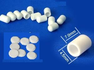 Alumina Crucible: 4.5 mm OD x 7.0 mm H with Cover for Thermal Analysis (PE) - EQ-PE4570