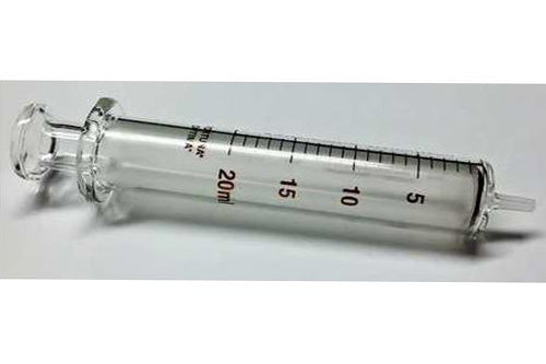 Lab Utility 20ml Glass Syringe for Syringe Pump & Filling Electrolyte - EQ-Syringe20-GL