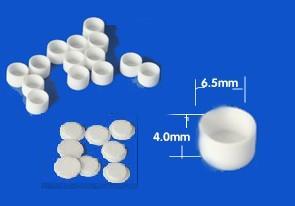 Alumina Crucible: 6.5 mm OD x 4.0 mm H with Cover for Thermal Analysis (TA-Q600) - EQ-TA6540